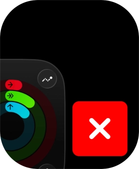Press the close icon. Press the close icon.