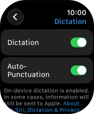 Press the Digital Crown several times to return to standby mode. Press the Digital Crown several times to return to standby mode.
