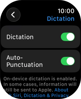Press the Digital Crown several times to return to standby mode. Press the Digital Crown several times to return to standby mode.