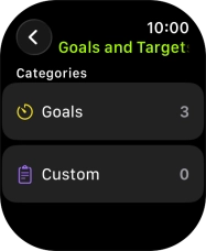 Press arrow left the necessary number of times to return to the home screen for the selected training activity. Press arrow left the necessary number of times to return to the home screen for the selected training activity.