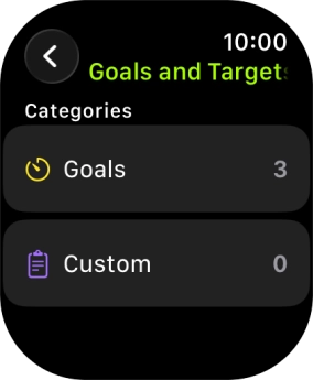 Press arrow left the necessary number of times to return to the home screen for the selected training activity. Press arrow left the necessary number of times to return to the home screen for the selected training activity.
