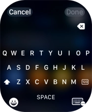Press the input icon. Press the input icon.