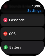 Press SOS. Press SOS.