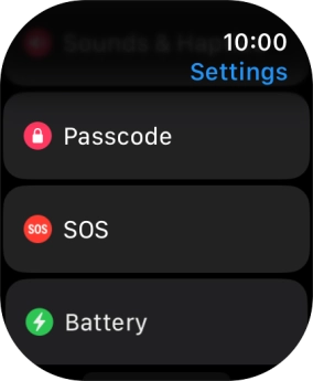 Press SOS. Press SOS.