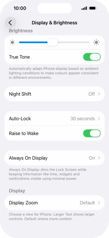 Press the indicator next to Press the indicator next to