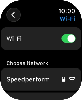 Press the required Wi-Fi network. Press the required Wi-Fi network.