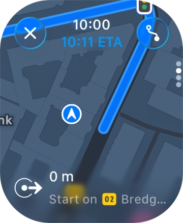 Follow the instructions on the screen to go to the required destination. Follow the instructions on the screen to go to the required destination.