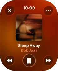 Turn the Digital Crown to select the required volume. Turn the Digital Crown to select the required volume.