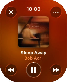 Turn the Digital Crown to select the required volume. Turn the Digital Crown to select the required volume.