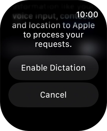 Press Enable Dictation. Press Enable Dictation.
