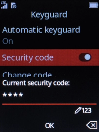 Key in the phone lock code and press the Navigation key. Key in the phone lock code and press the Navigation key.