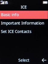 Press the Right selection key. Press the Right selection key.