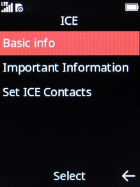 Press the Right selection key. Press the Right selection key.