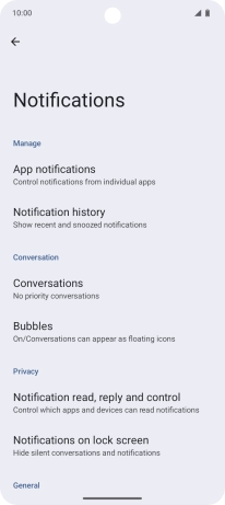 Press App notifications. Press App notifications.