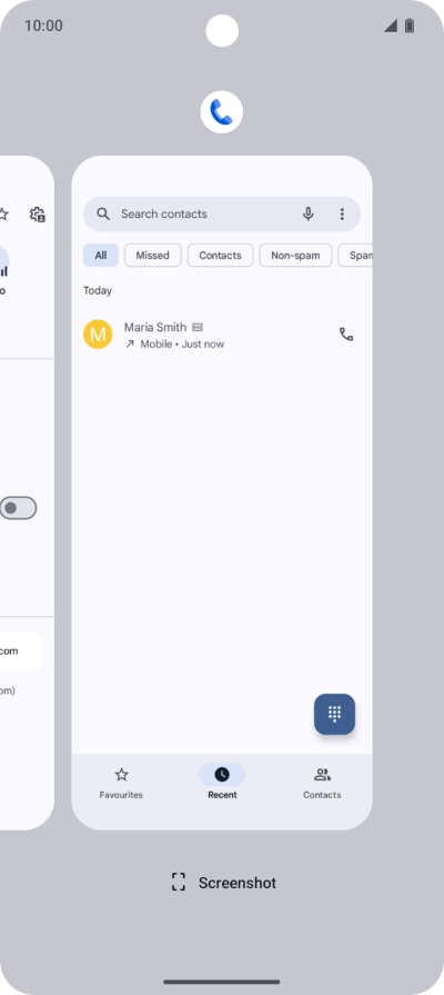 To end one running application, slide your finger upwards on the required application. To end one running application, slide your finger upwards on the required application.