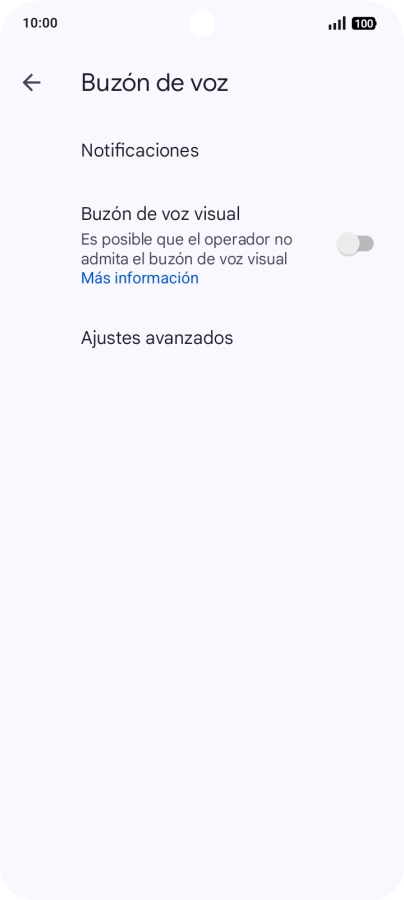 Pulsa Ajustes avanzados. Pulsa Ajustes avanzados.