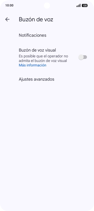 Pulsa Ajustes avanzados. Pulsa Ajustes avanzados.