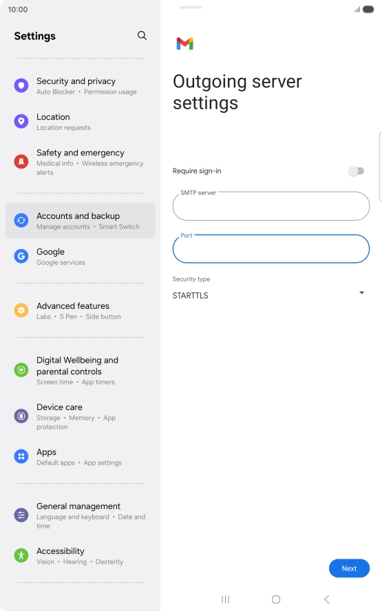 Press the drop down list below Press the drop down list below