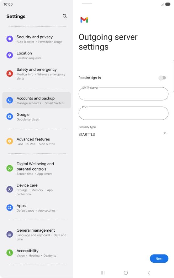 Press the field below Press the field below
