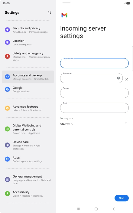Press the field below Press the field below