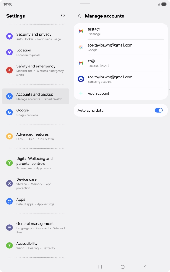 Press the Home key to return to the home screen. Press the Home key to return to the home screen.