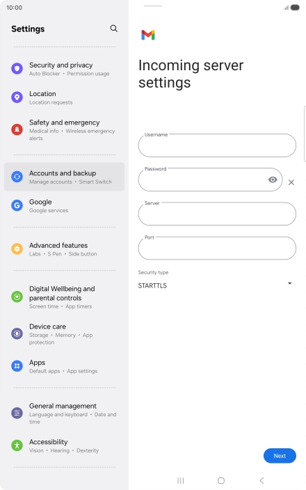 Press the field below Press the field below