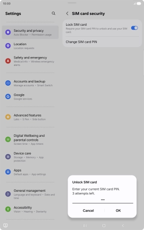 Key in your PIN and press OK. Key in your PIN and press OK.