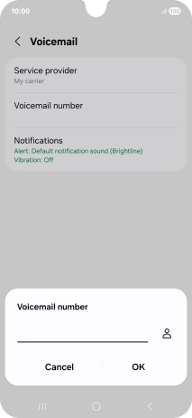 Key in (prefix) 5 (your phone number) and press OK. Key in (prefix) 5 (your phone number) and press OK.