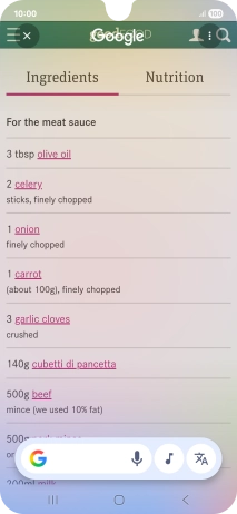 Press the translation icon. Press the translation icon.