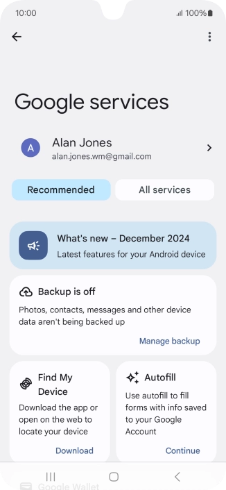 Press Find My Device. Press Find My Device.