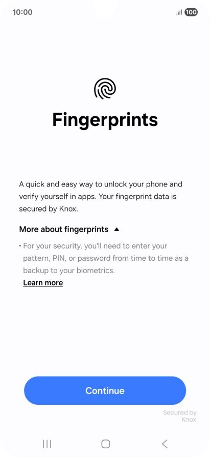 Press Continue. Press Continue.