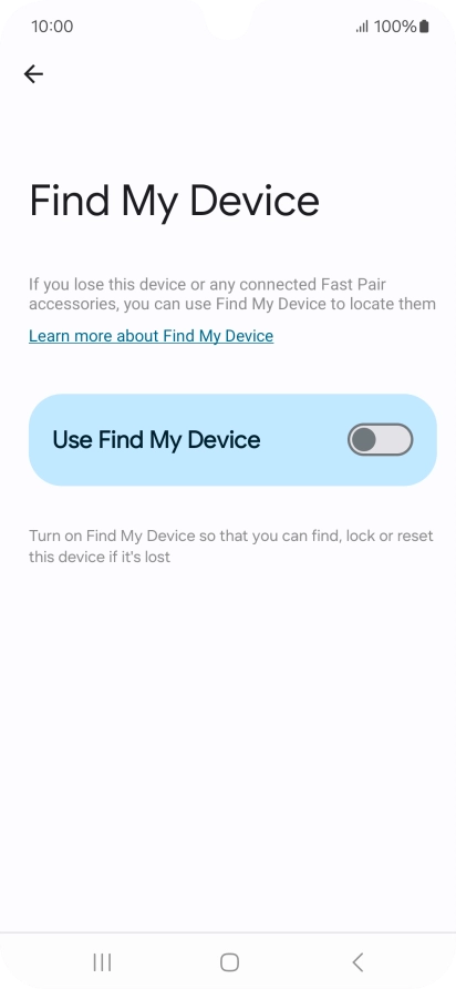 Press the indicator next to Press the indicator next to