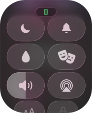 Press the sound mode icon to turn silent mode on or off. Press the sound mode icon to turn silent mode on or off.