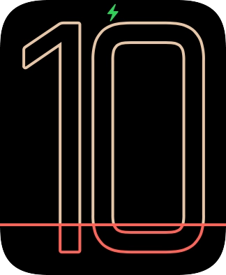 When the battery charging icon is displayed, the battery is charging. When the battery charging icon is displayed, the battery is charging.