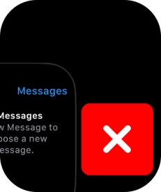 Press the close icon. Press the close icon.