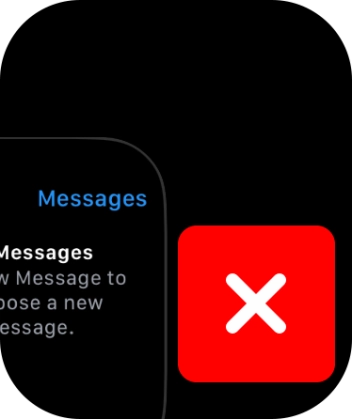 Press the close icon. Press the close icon.