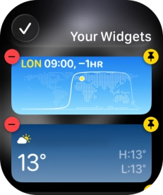 Press the confirm icon. Press the confirm icon.