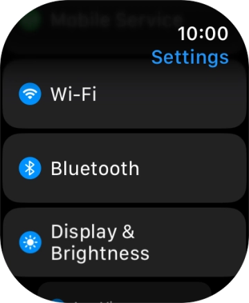 Press Display & Brightness. Press Display & Brightness.
