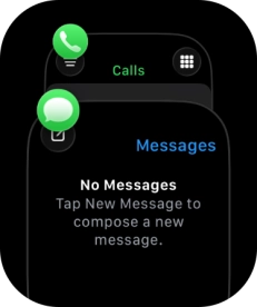 Slide your finger left on the required application. Slide your finger left on the required application.