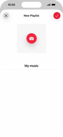 Press the confirm icon. Press the confirm icon.