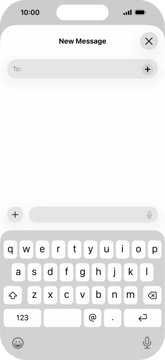 Press To: and key in the first letters of the recipient's name. Press To: and key in the first letters of the recipient's name.
