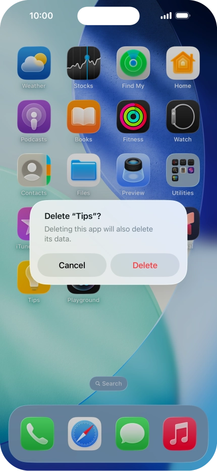 Press Delete. Press Delete.