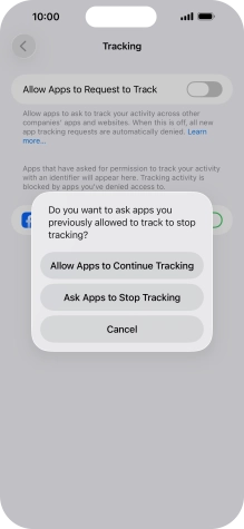 If you turn off the function, press the required setting. If you turn off the function, press the required setting.