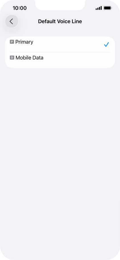 Press the required price plan. Press the required price plan.