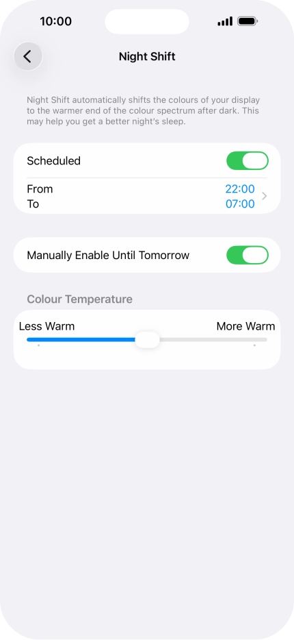 Press and drag the indicator below Press and drag the indicator below