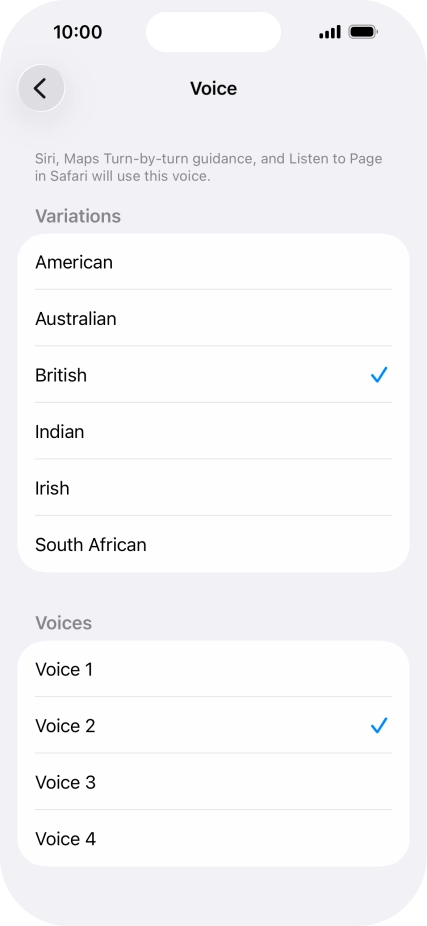 Press the required accent. Press the required accent.