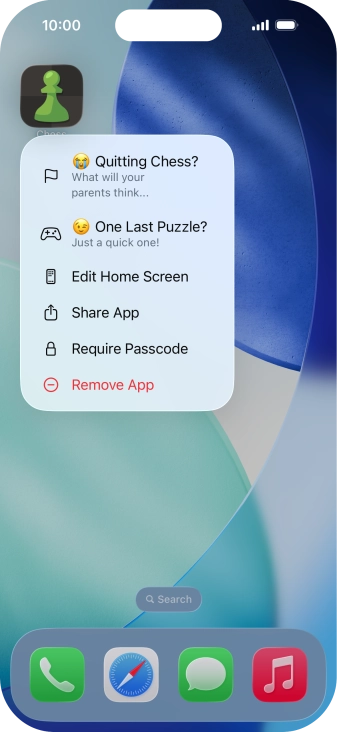 Press Require Passcode. Press Require Passcode.