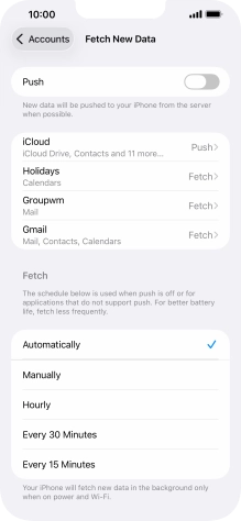 If you turn off the function, press the required setting. If you turn off the function, press the required setting.