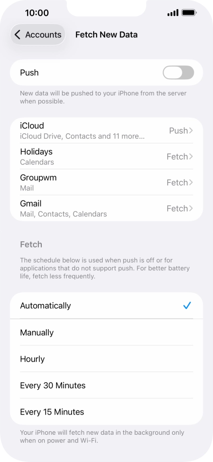 If you turn off the function, press the required setting. If you turn off the function, press the required setting.