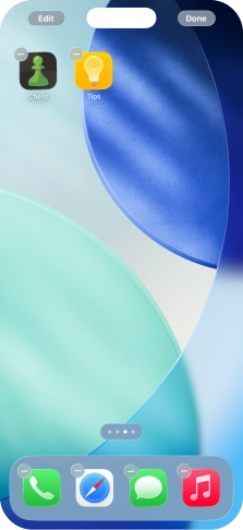 Press Done. Press Done.